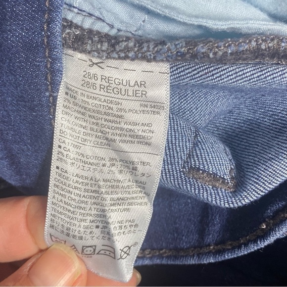 Banana Republic Jeans Women's 6 Blue Slim Bootcut Mid Rise Western Stretch Denim - Picture 5 of 11